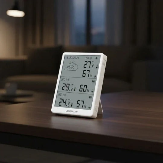ANTIK Smart 4.3" Wi-Fi jednotka na meranie teploty a vlhkosti, ATK-STH1-WD