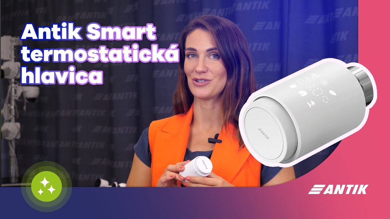 ANTIK Smart termostatická hlavica – regulujte teplotu priamo v aplikácii