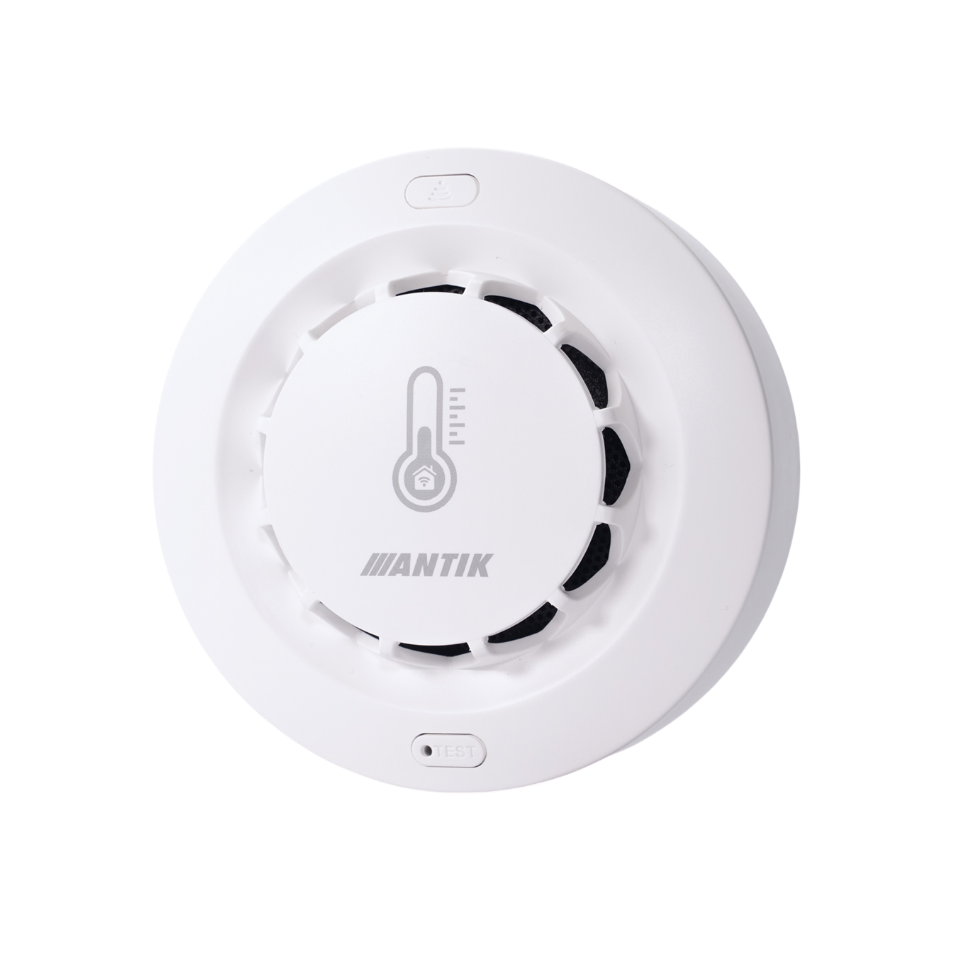 ANTIK Smart WiFi dymový senzor s monitorom teploty a vlhkosti