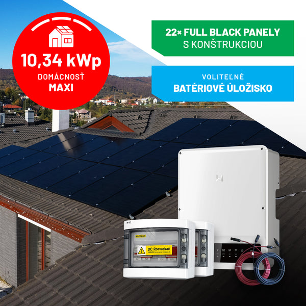 ANTIK DOMÁCNOSŤ MAXI - 10,34 kWp HYBRIDNÝ SYSTÉM