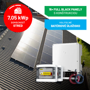 DOMÁCNOSŤ STRED - 7,05 kWp